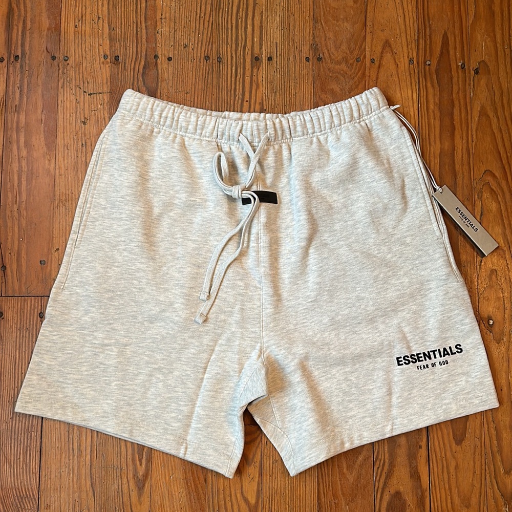 Fear Of God Essentials Sweat Shorts Light Oatmeal Men's